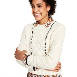 LA LIGNE Target Cable Knit Sweater